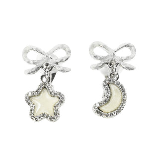 Glow Knight clip on earrings