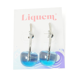 Cherry earrings (Blue Hawaii)