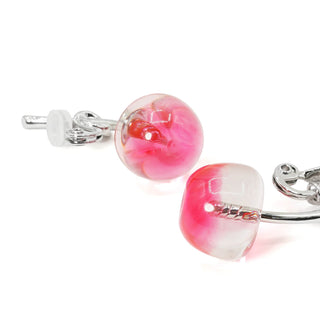 Cherry clip on earrings (Strawberry Syrup)
