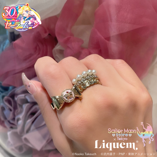 Sailor Moon store x Liquem / クリスタルスターコンパクトリボンリング [お届け時期:2026年2月〜]