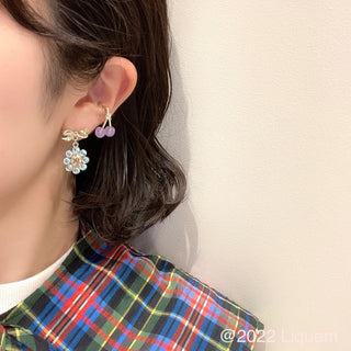 Liquem / mini mini cherry ear cuff(LV)