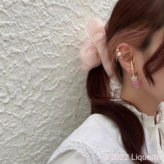 Liquem / Cherry &amp; Blossom earrings (PK)