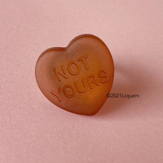 [NOT YOURS] Liquem / Candy Heart Ring (Chocolate BR)