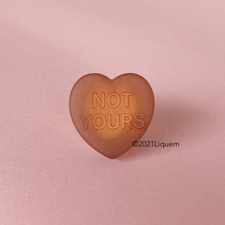 [NOT YOURS] Liquem / Candy Heart Ring (Chocolate BR)