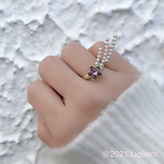 Liquem / shooting star ring