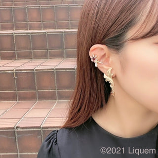Liquem / Ritz Gem clip on earrings (smoke brown)