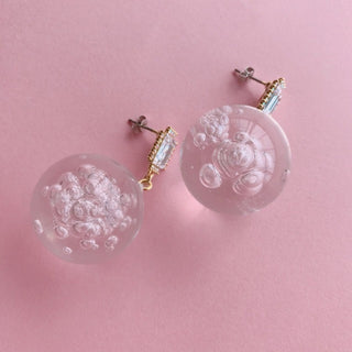 &lt;earrings&gt; Liquem / Bubblegum earrings