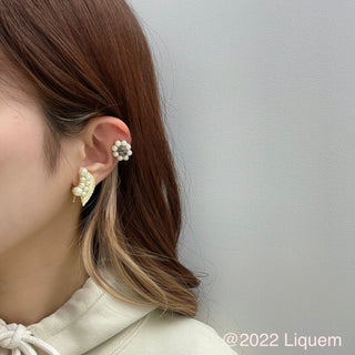 muscat pearl clip on earrings