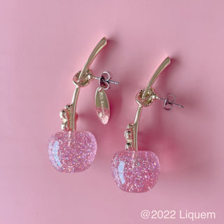 Liquem / Cherry &amp; Blossom earrings (PK)