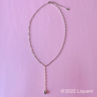 Liquem / Mini heart Y-shaped necklace