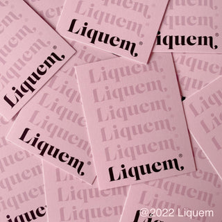 Liquem / LOGO イヤリング（GLD）
