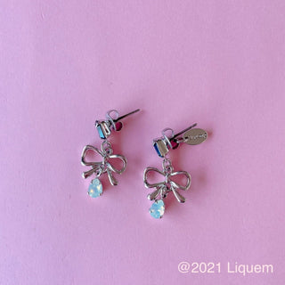 Liquem/Mini ribbon earrings