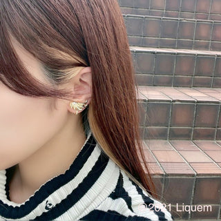 Liquem / Mini one set clip on earrings