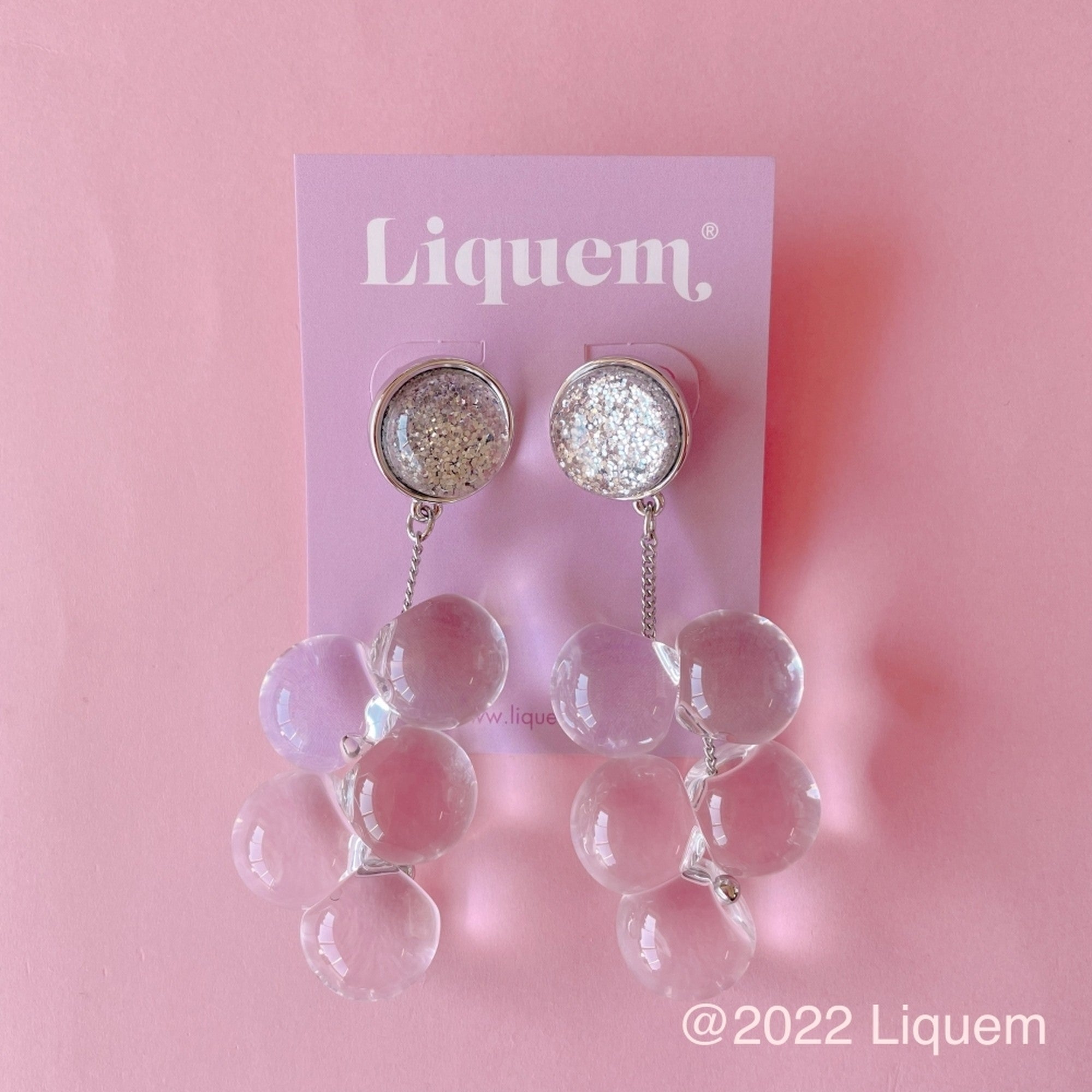 Liquem / シロップフィズピアス(クリア)