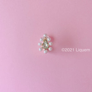 Liquem / Mini one clip on earrings (Pearl/Muscat)
