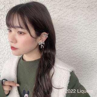 Liquem/Mini Ribbon Bijou earrings