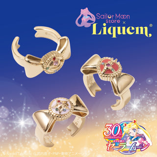 Sailor Moon store x Liquem / クリスタルスターコンパクトリボンリング