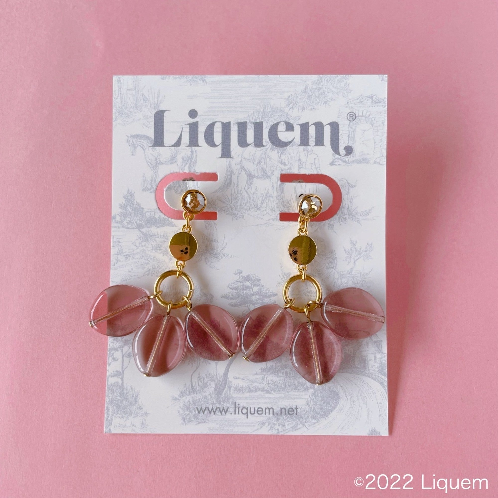 Liquem / エアリーフラワーピアス