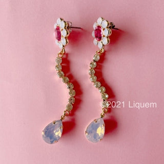 Liquem / Bloom Flashy earrings (February)