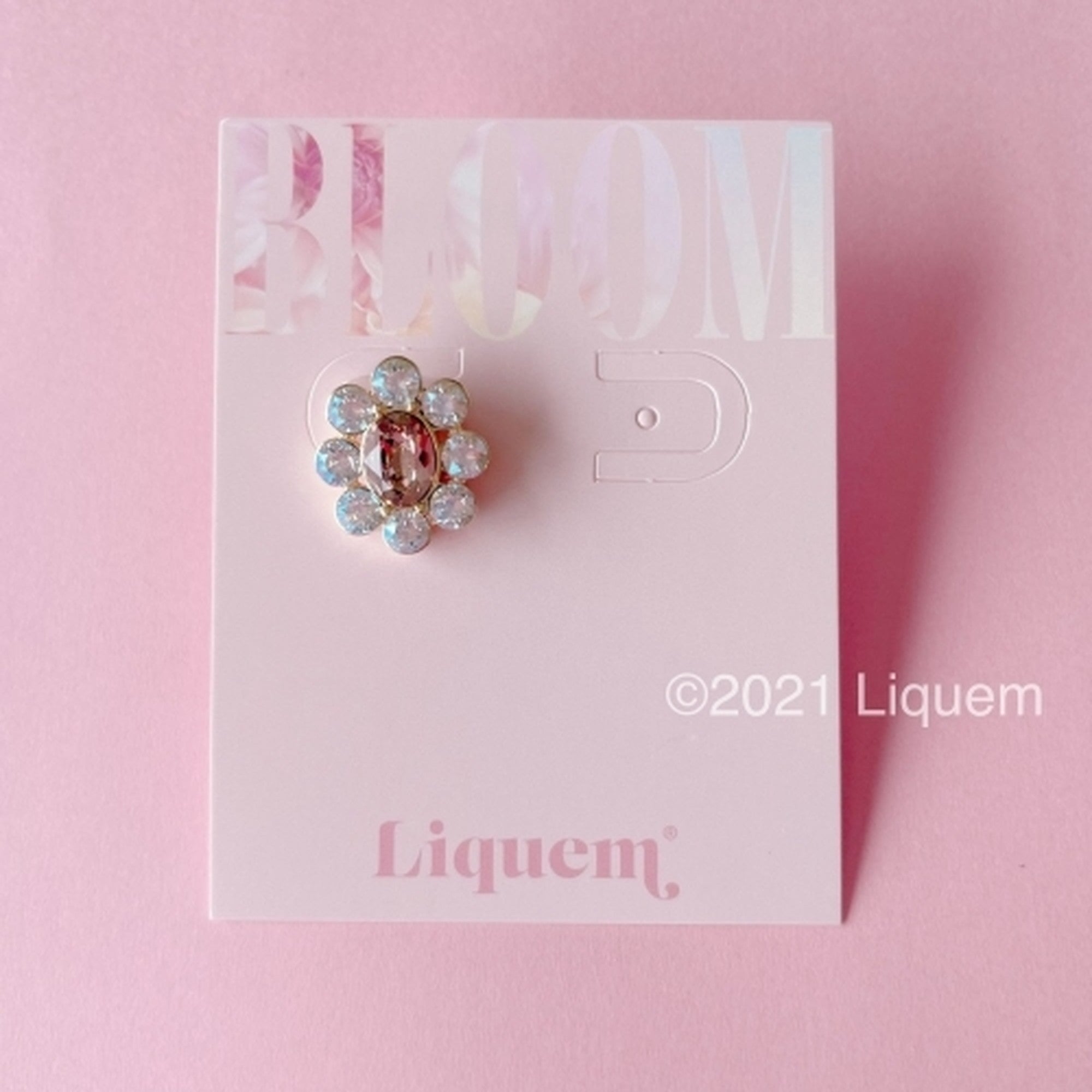 Liquem / ブルーム・ミニoneピアス（8月）