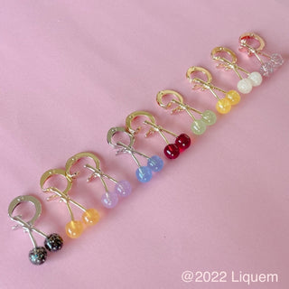 Liquem / mini mini cherry ear cuff(YEL)