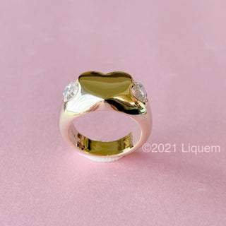 Liquem / Heart Sand Ring (GLD)