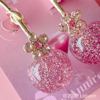 Liquem / Cherry &amp; Blossom earrings (PK)