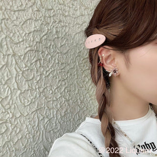 Liquem / mini mini cherry ear cuff (clear RD)