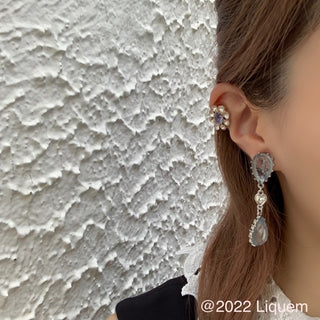 Liquem / Ice Solvay clip on earrings
