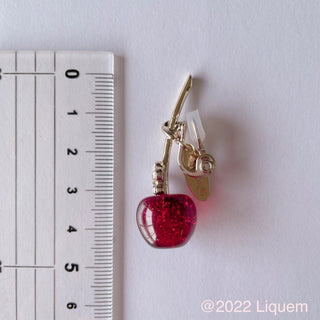 Liquem / Kids Cherry &amp; Blossom earrings (RD)
