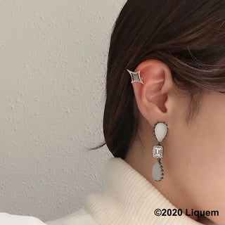 Liquem / ribbon sorbet clip on earrings