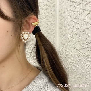 Liquem / Mini one set clip on earrings