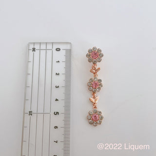Liquem / LS Farewell Commemorative Bloom clip on earrings