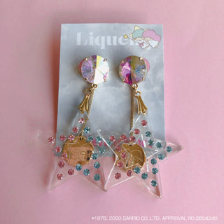 [clip on earrings] Little Twin Stars x Liquem / Kikirara clip on earrings