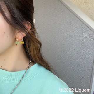 Liquem / mini mini cherry ear cuff(YEL)