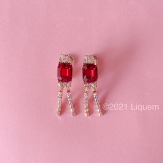 YUKI × Liquem / Mini bijou chandelier earrings