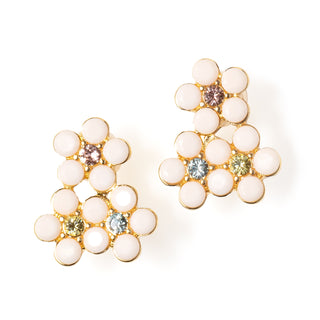 pastel garden earrings