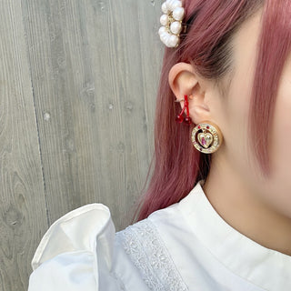 compact clip on earrings