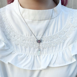 princess crystal necklace