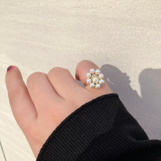 Shell Bloom Ring (GLD)