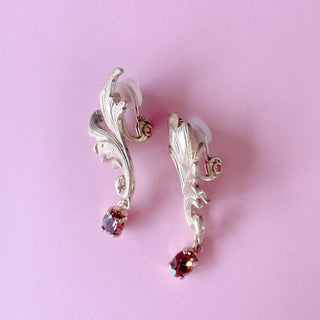 Liquem / Ritz Gem clip on earrings (smoke brown)