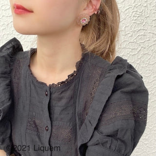 Liquem / Bavarois clip on earrings (PK)