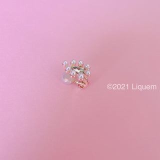 Liquem / Mini one clip on earrings (Pearl/Muscat)