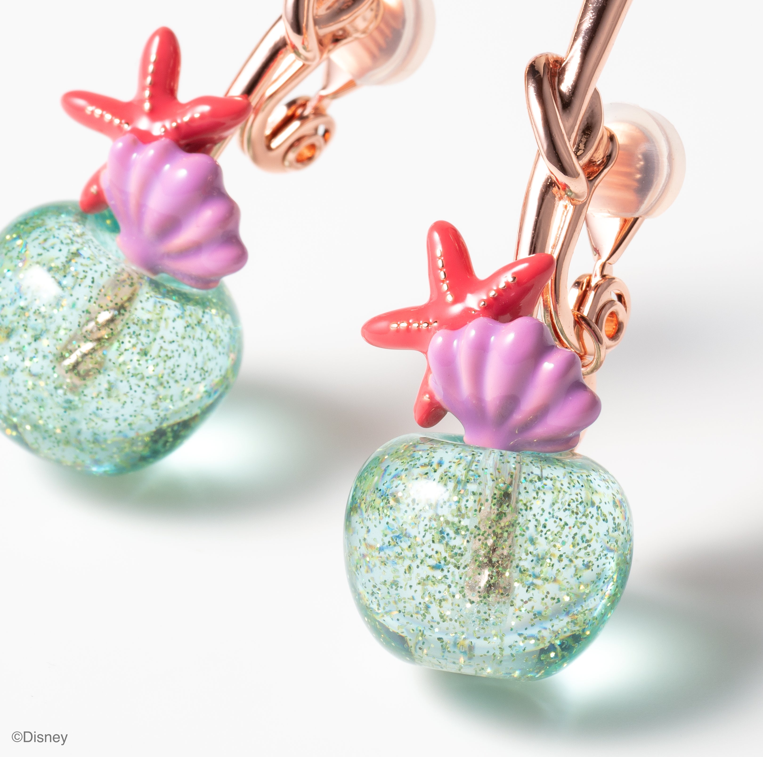 [Ariel] Cherry clip on earrings