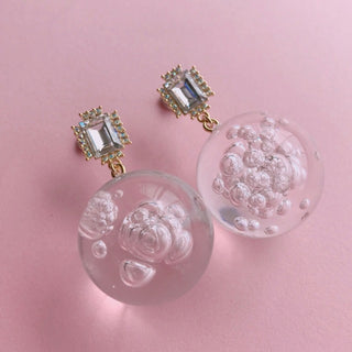 &lt;earrings&gt; Liquem / Bubblegum earrings