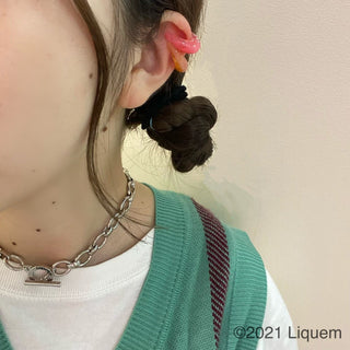 Candy ear cuff (PK/lame)