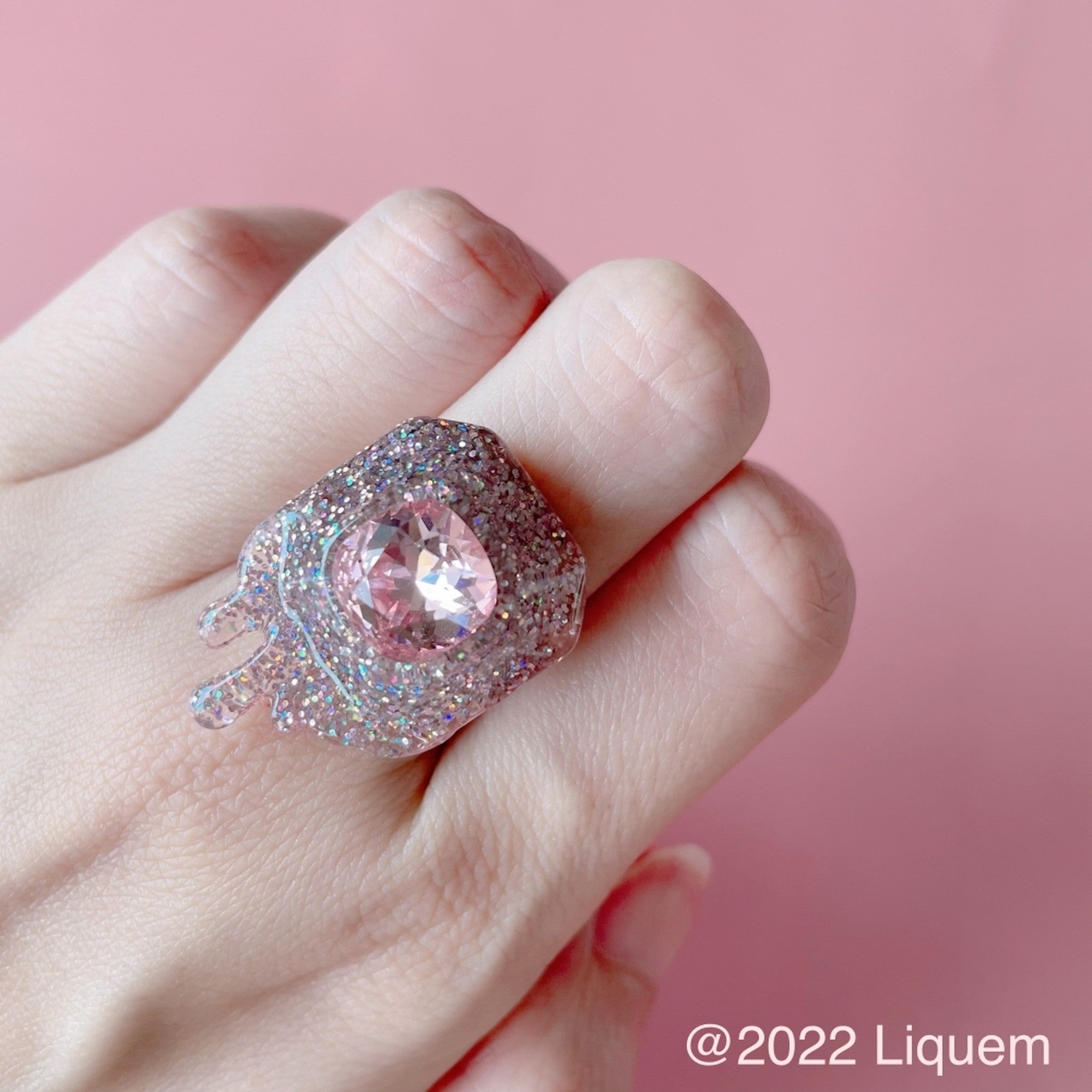 Liquem Gem in Gem シロップピアス・シロップリング セット-