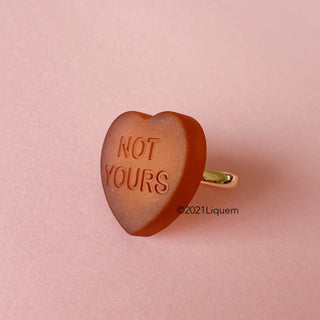 [No tuyo] Liquem / Candy Heart Ring (chocolate BR)