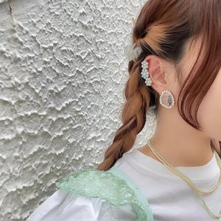 Liquem / Secret Garden clip on earrings (Water OP)