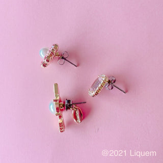 Liquem / Mini one set earrings